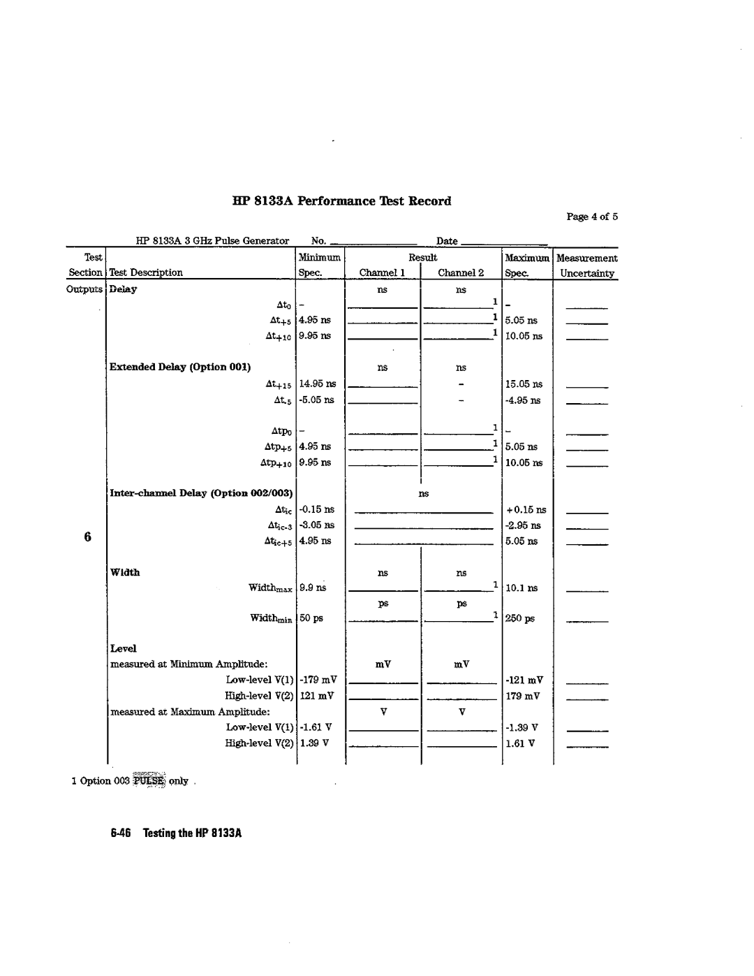 HP Blood Pressure s133a manual 