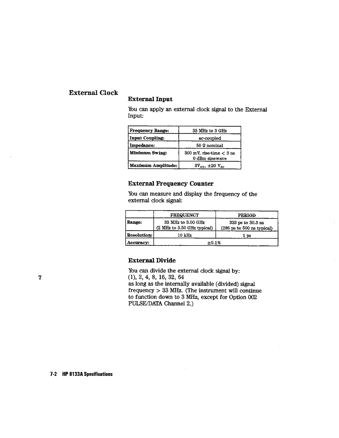 HP Blood Pressure s133a manual 