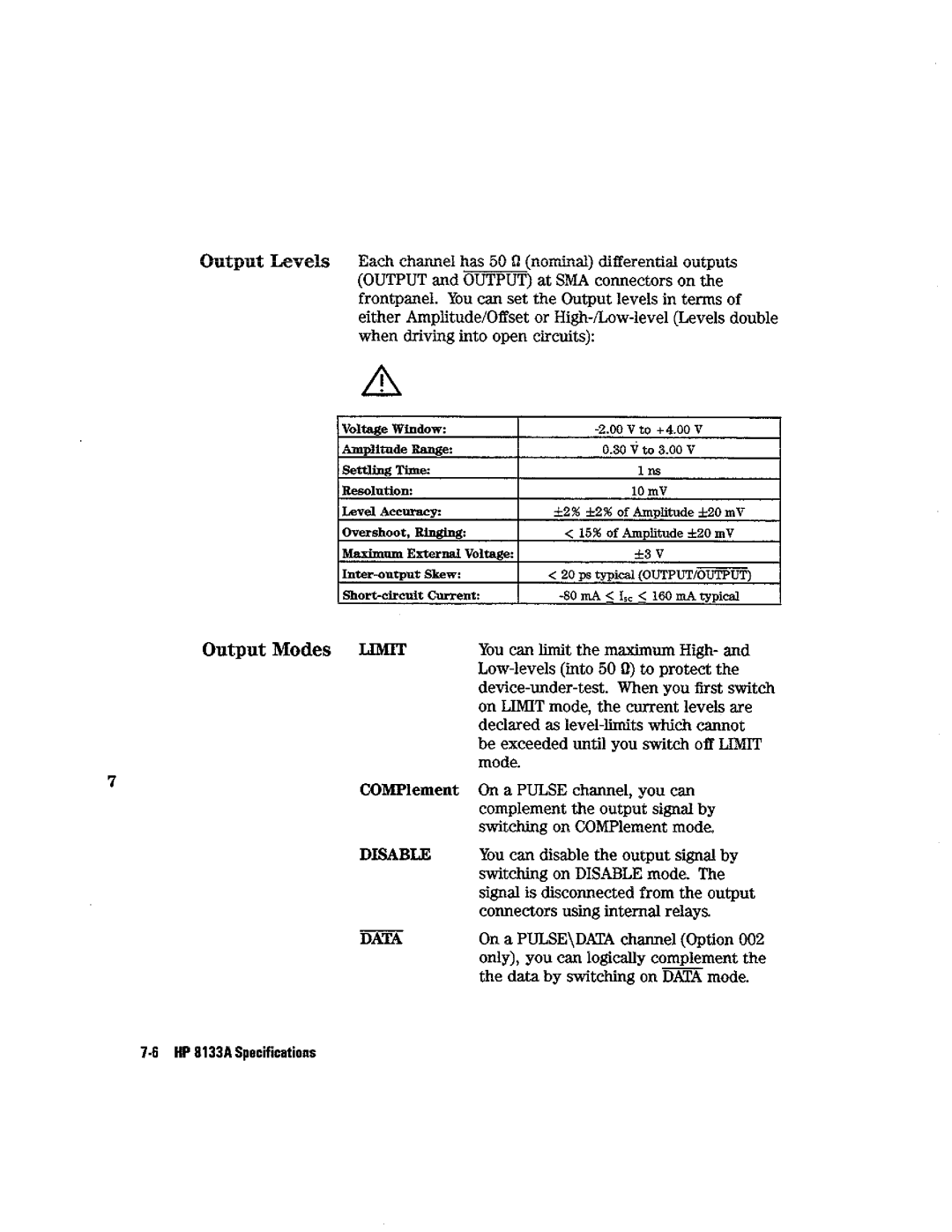 HP Blood Pressure s133a manual 