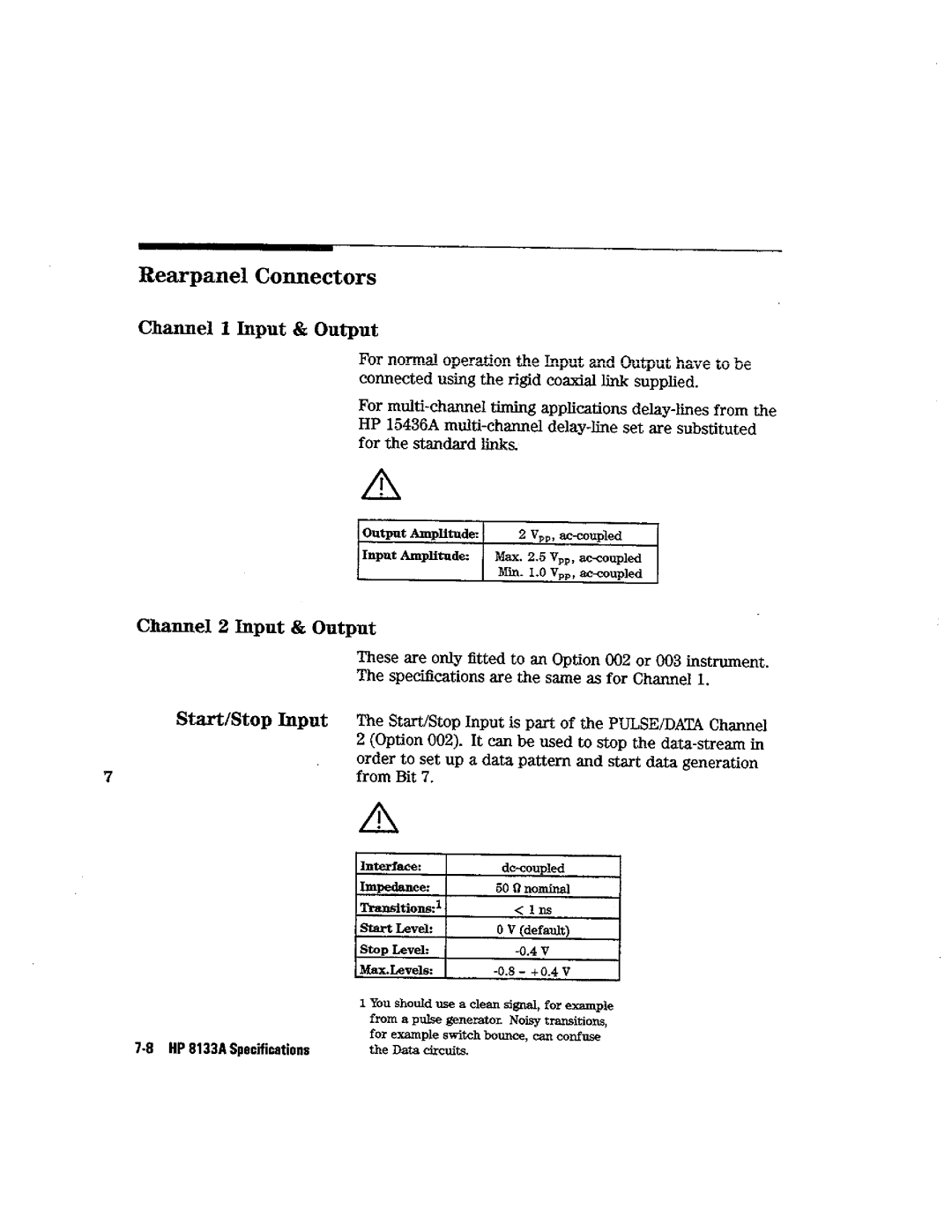 HP Blood Pressure s133a manual 