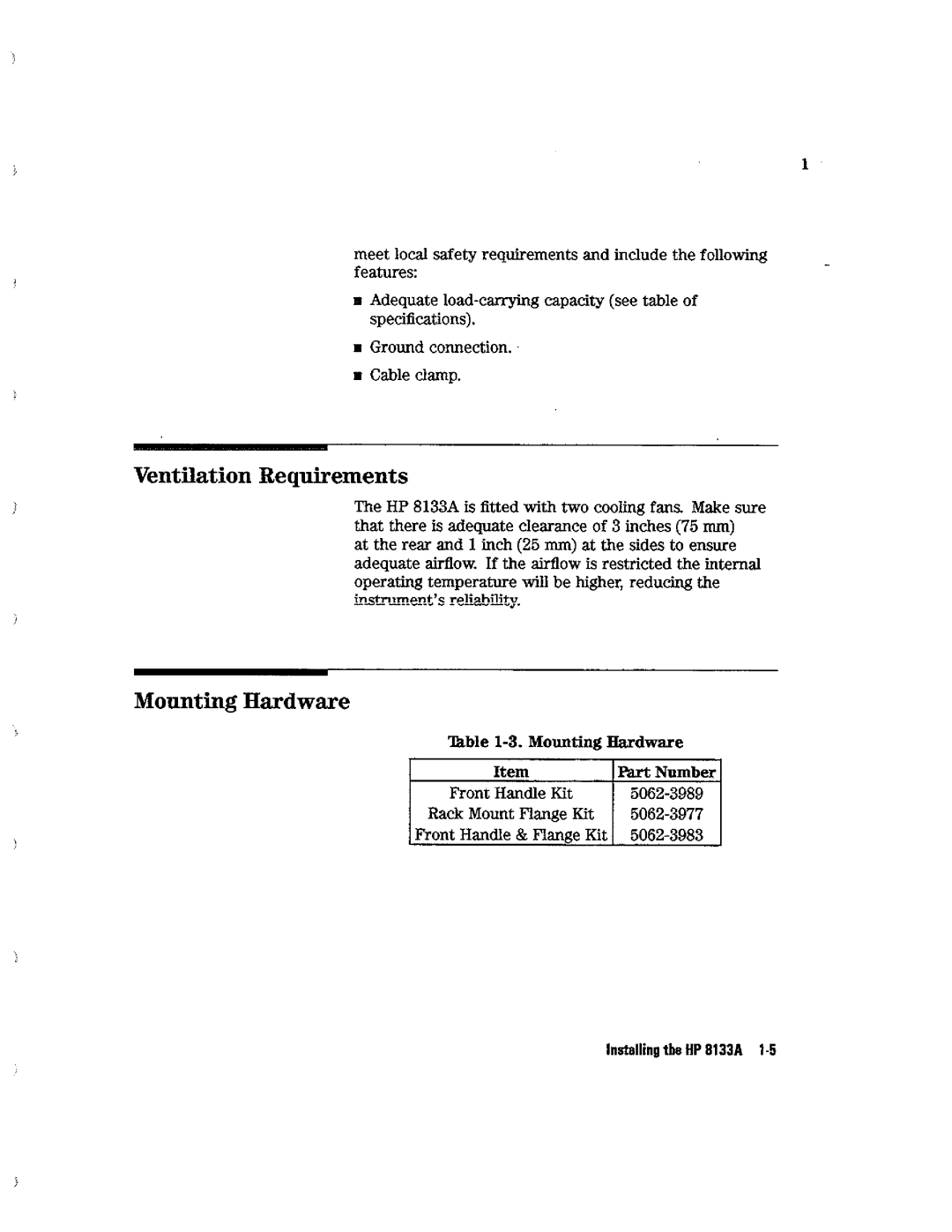 HP Blood Pressure s133a manual 