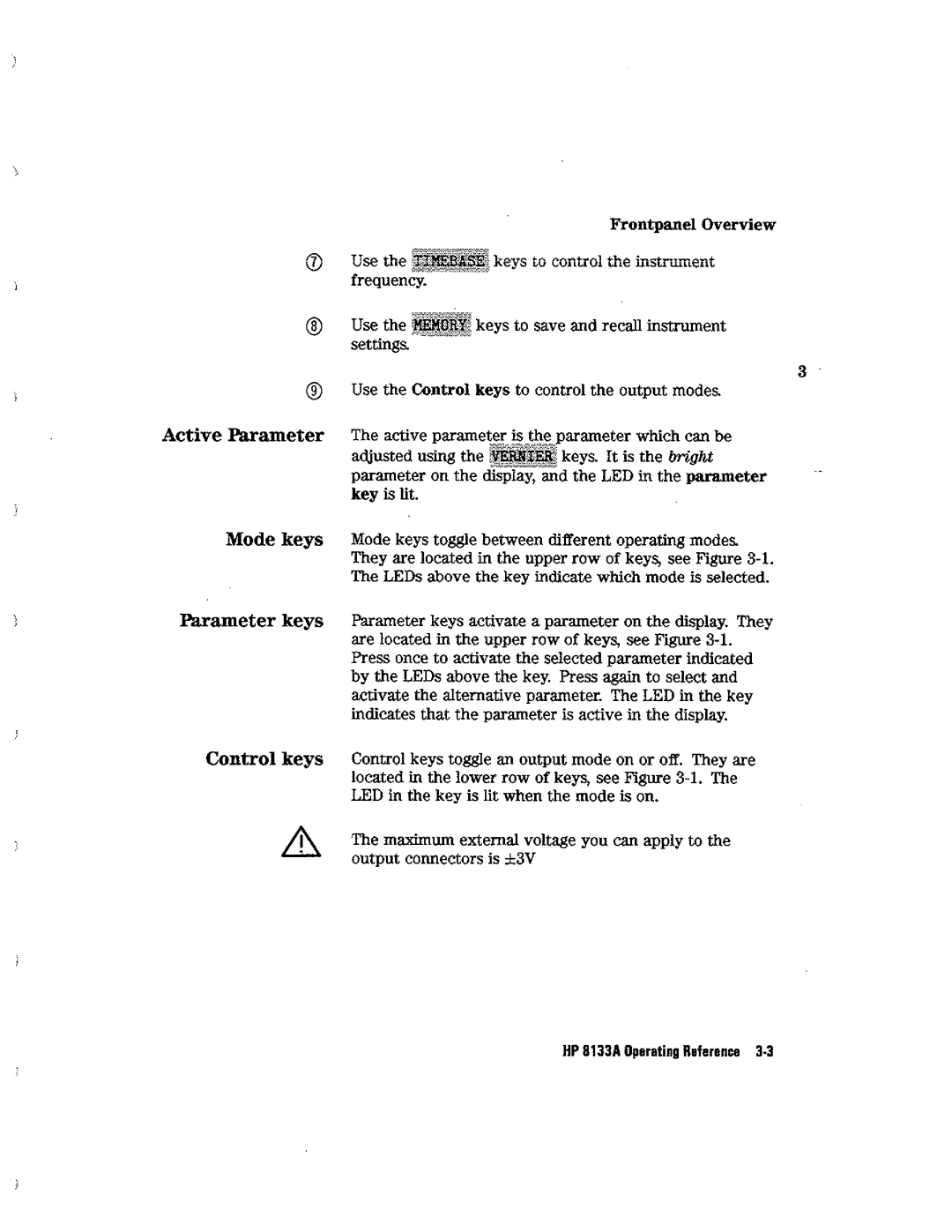 HP Blood Pressure s133a manual 