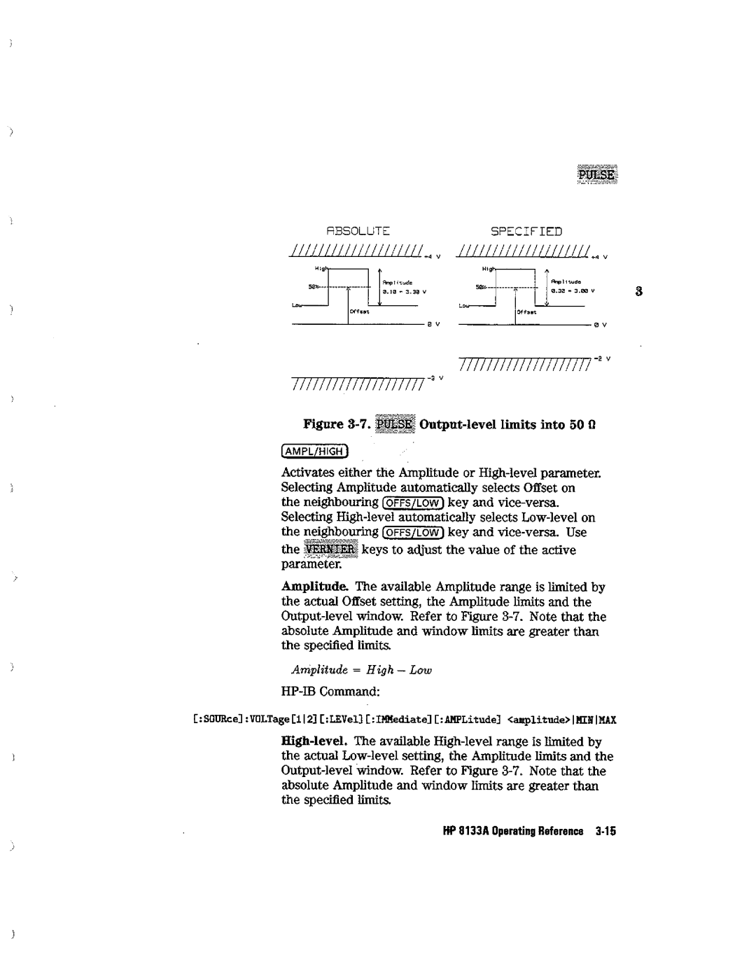 HP Blood Pressure s133a manual 