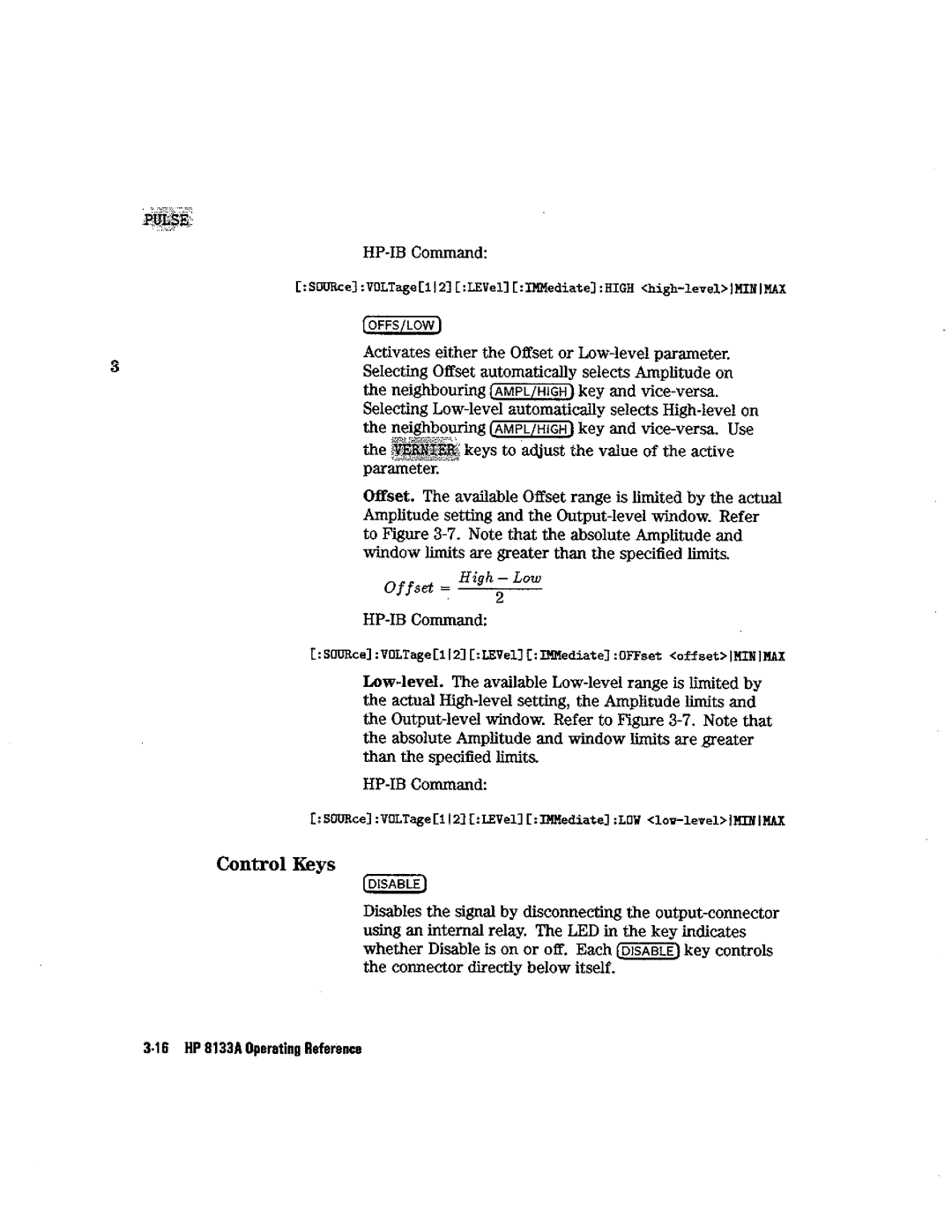 HP Blood Pressure s133a manual 