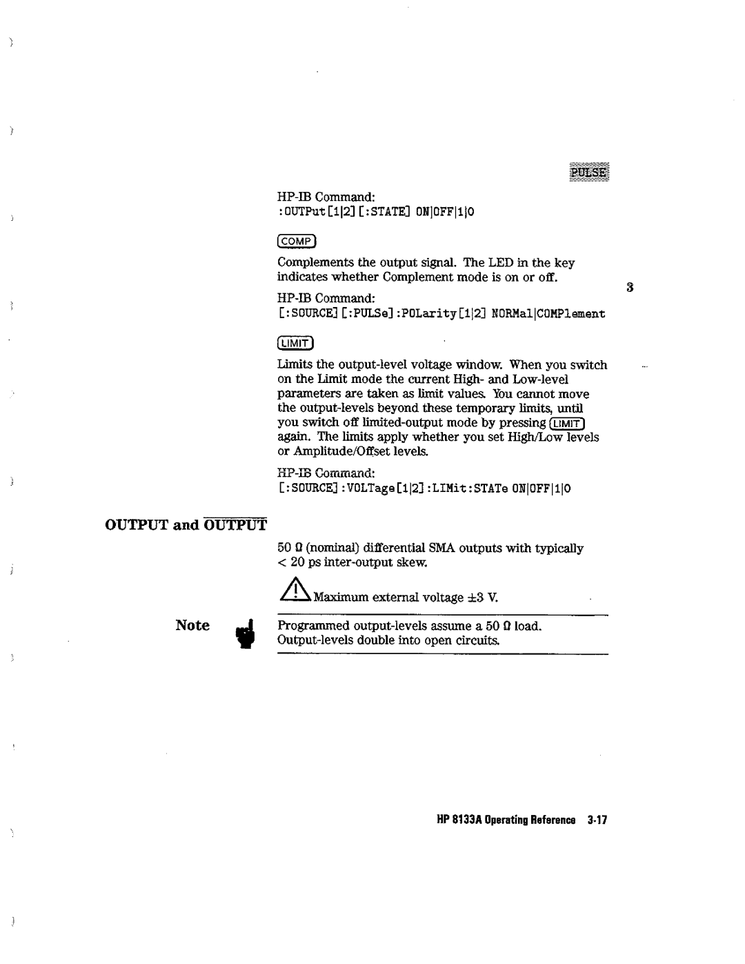 HP Blood Pressure s133a manual 