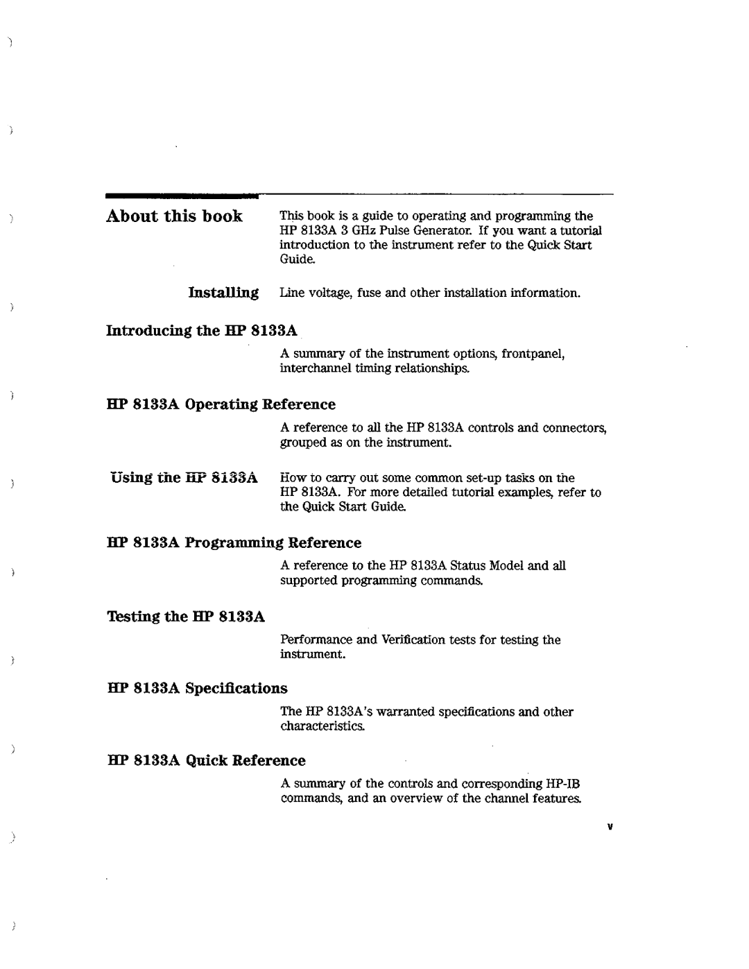 HP Blood Pressure s133a manual 