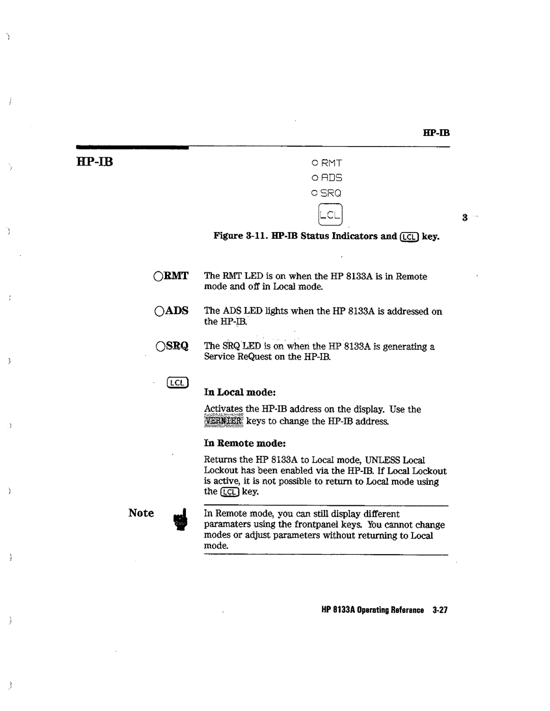 HP Blood Pressure s133a manual 