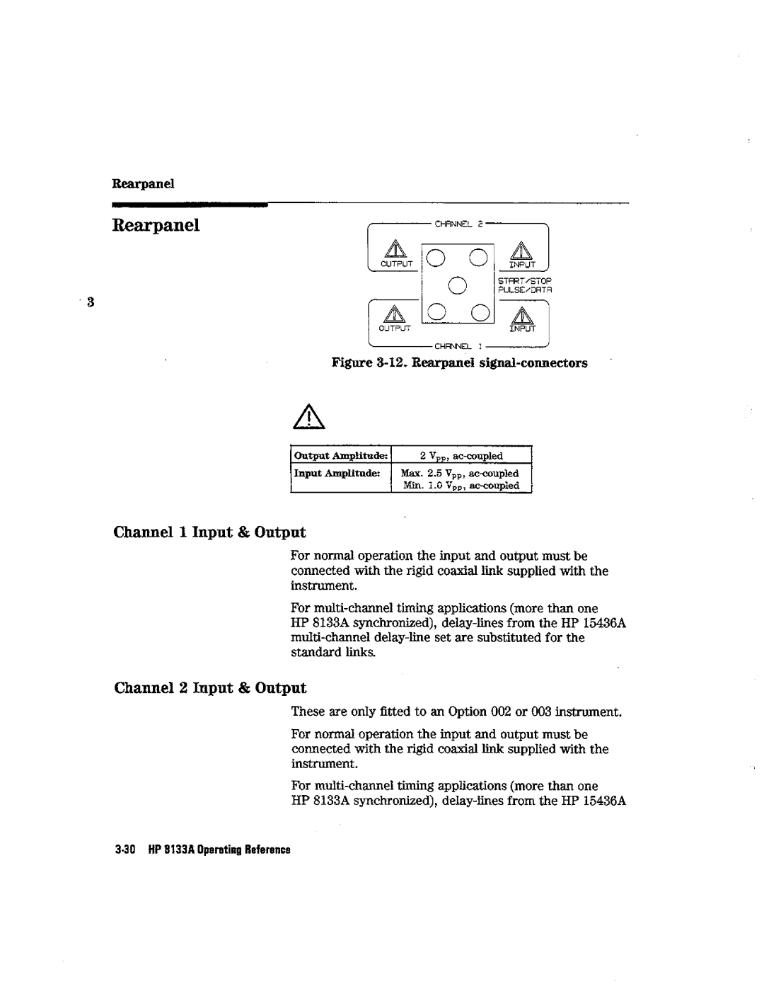 HP Blood Pressure s133a manual 