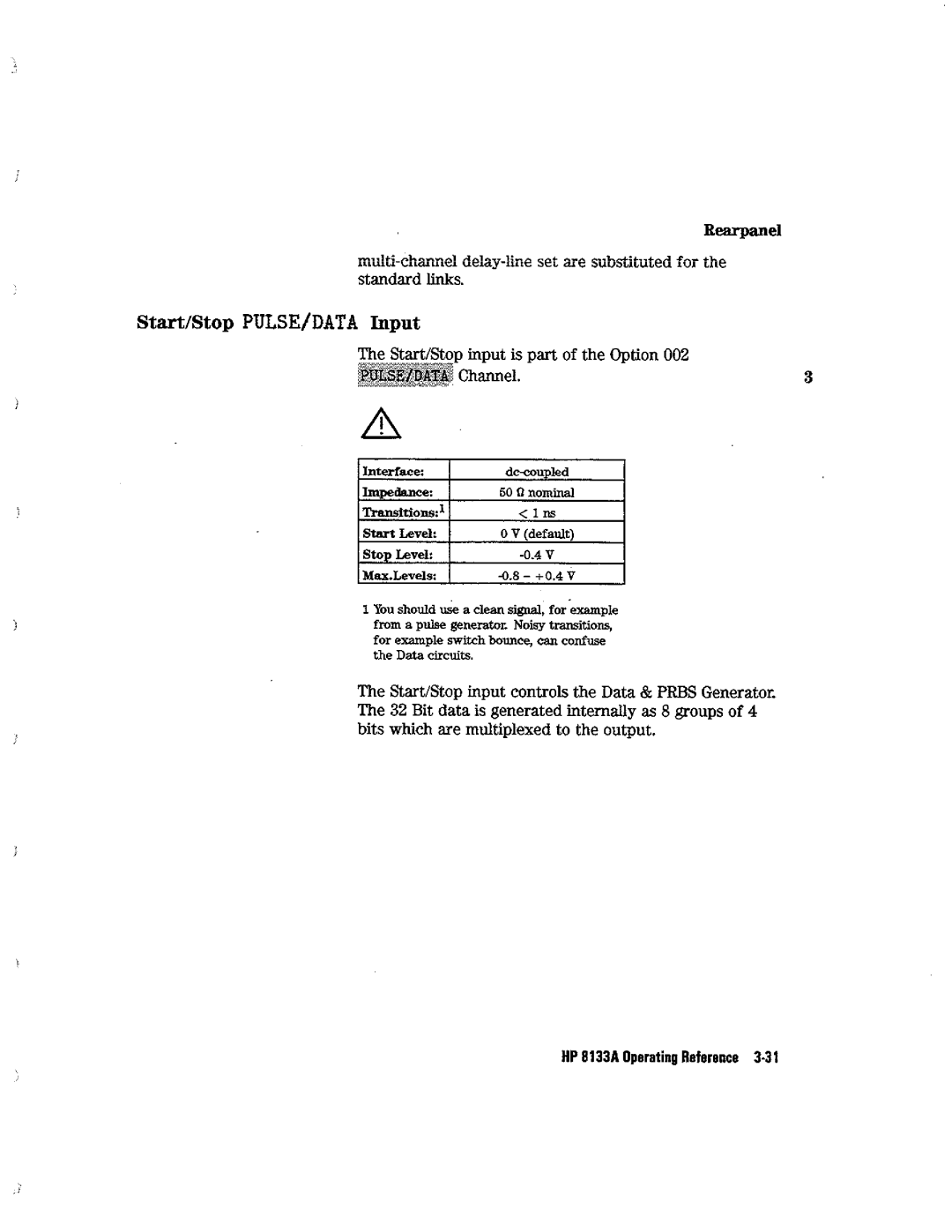 HP Blood Pressure s133a manual 