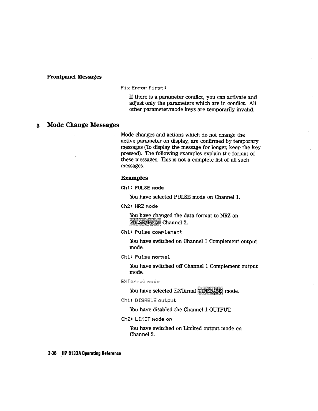 HP Blood Pressure s133a manual 