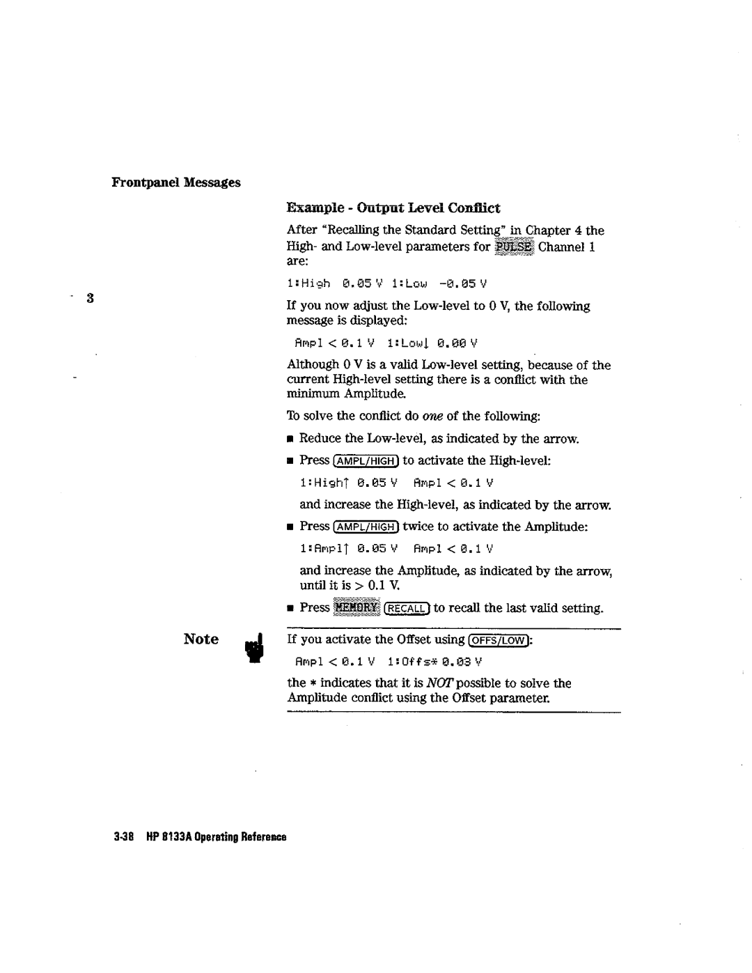 HP Blood Pressure s133a manual 