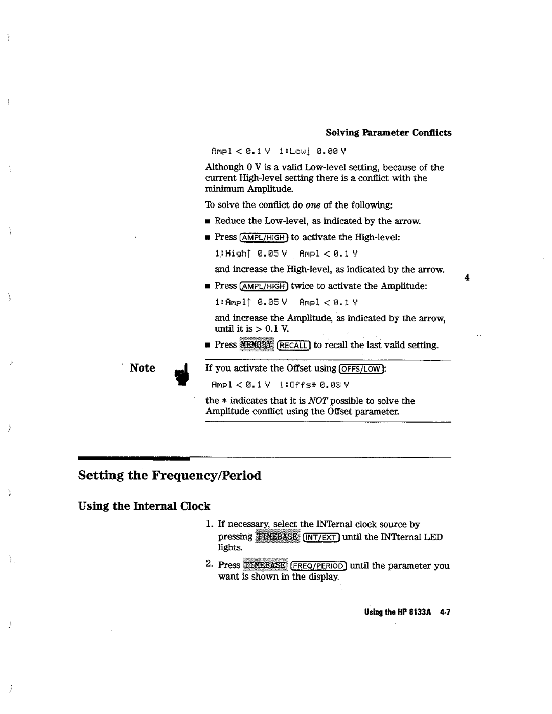 HP Blood Pressure s133a manual 