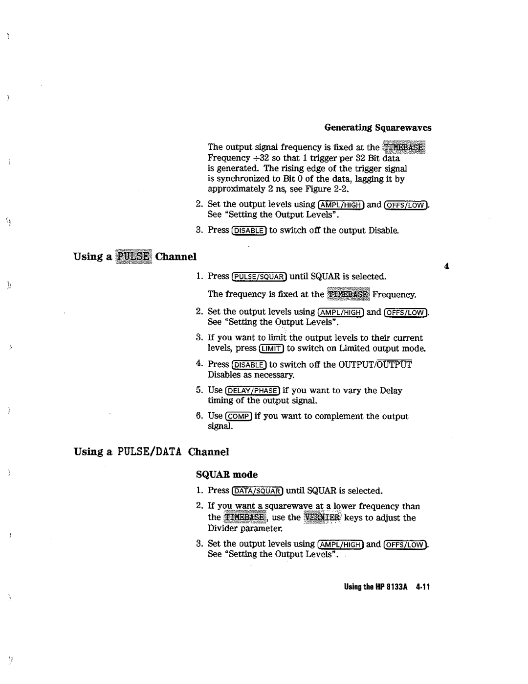 HP Blood Pressure s133a manual 