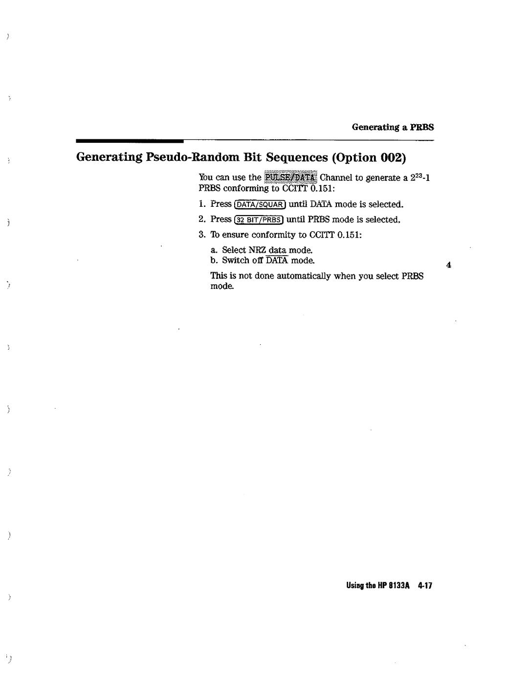 HP Blood Pressure s133a manual 