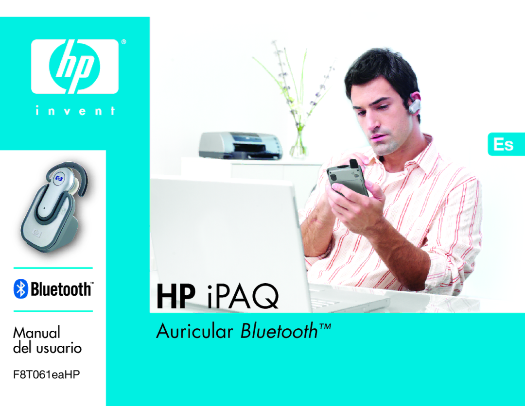 HP Bluetooth Hands-Free Headset F8T061ea manual Auricular Bluetooth 