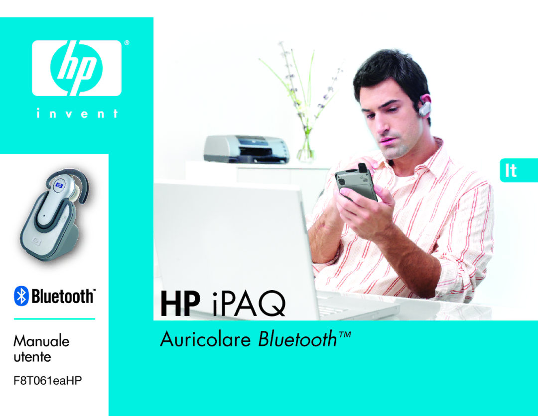 HP Bluetooth Hands-Free Headset F8T061ea manual Auricolare Bluetooth 