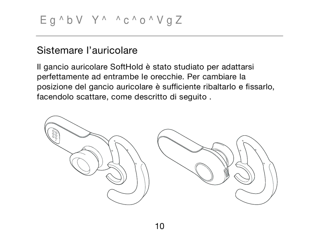 HP Bluetooth Hands-Free Headset F8T061ea manual Sistemare l’auricolare 