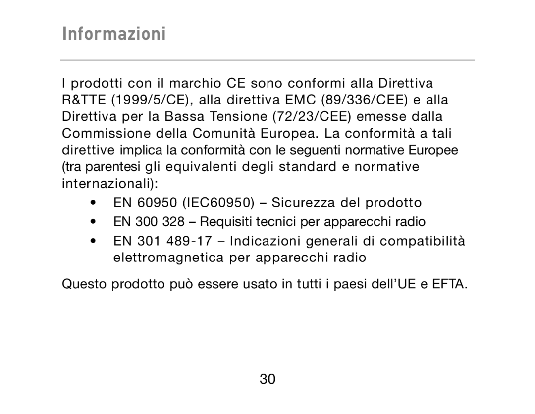 HP Bluetooth Hands-Free Headset F8T061ea manual Informazioni 