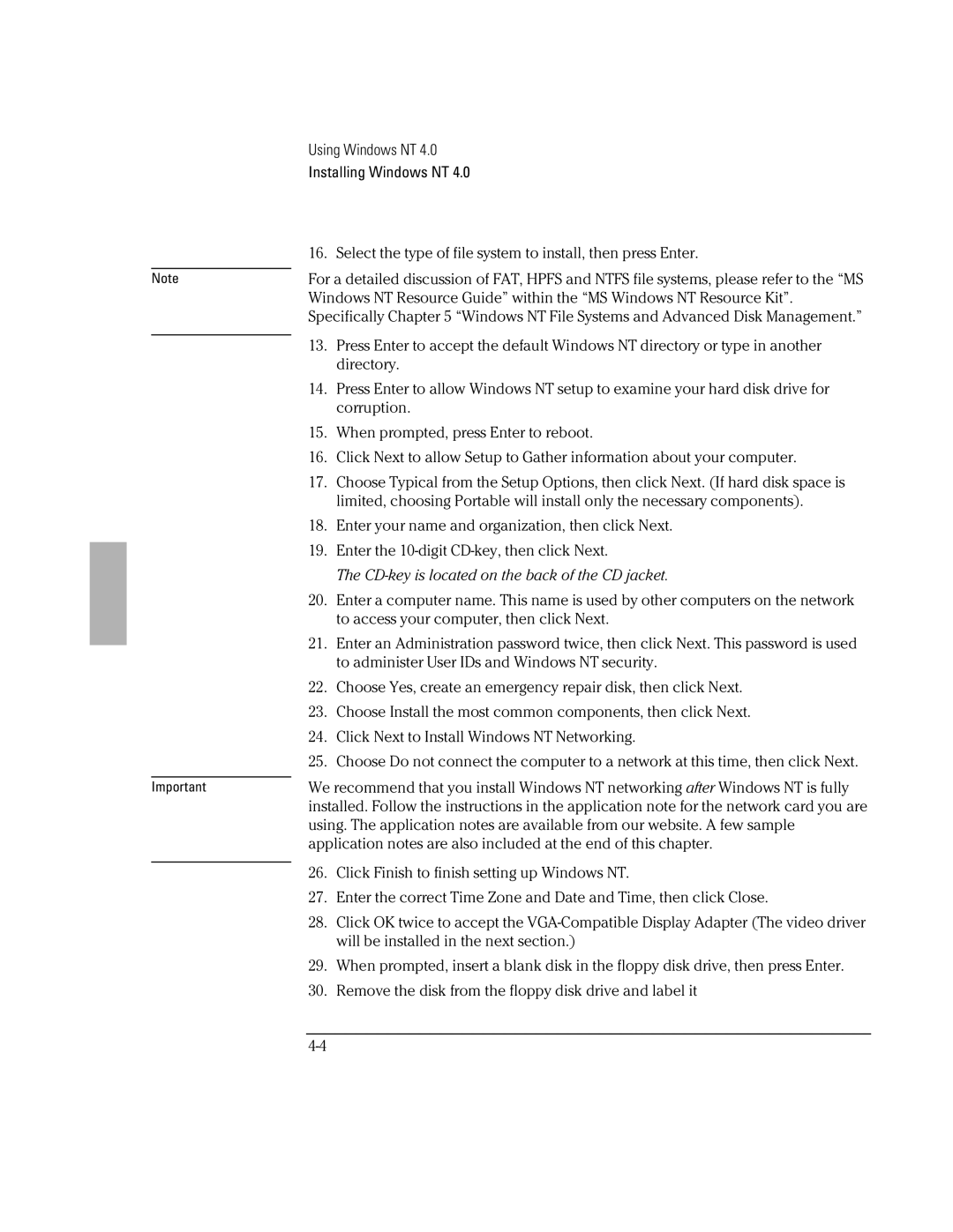 HP BOOK 3000 manual CD-key is located on the back of the CD jacket 