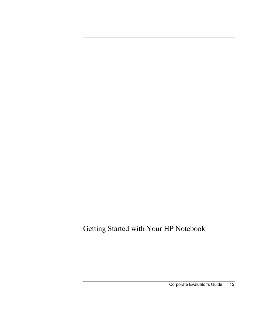 HP Book vt6200 manual Getting Started with Your HP Notebook 