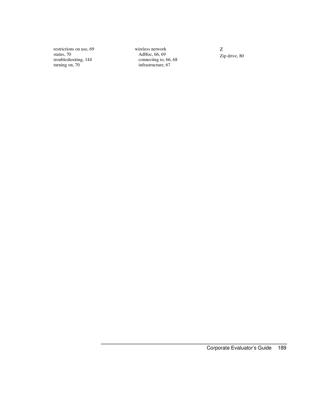 HP Book vt6200 manual Corporate Evaluator’s Guide 