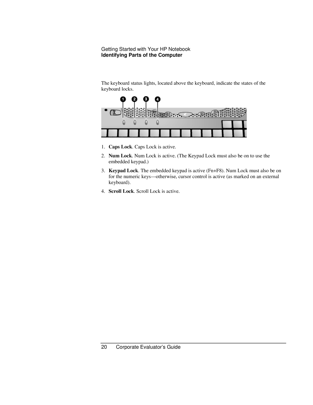 HP Book vt6200 manual Identifying Parts of the Computer 