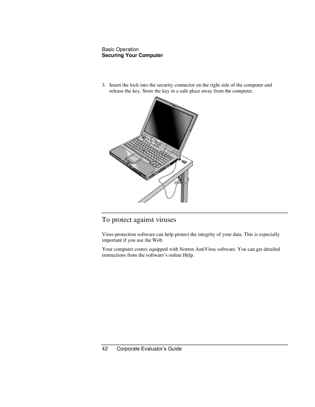 HP Book vt6200 manual To protect against viruses 