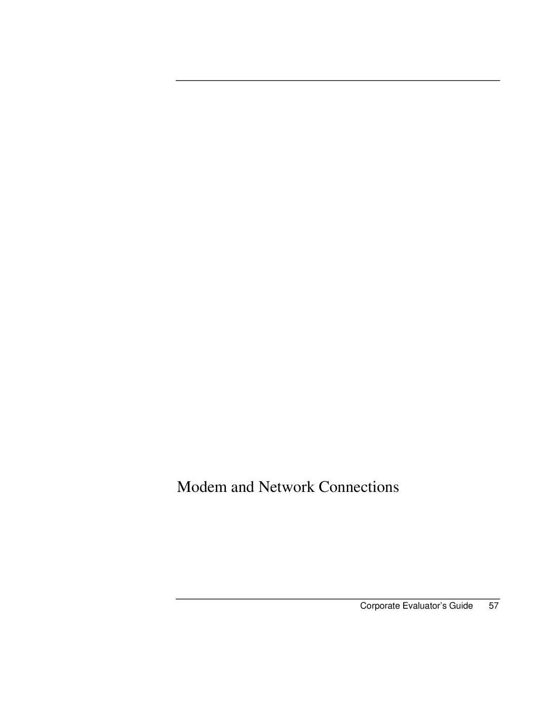 HP Book vt6200 manual Modem and Network Connections 