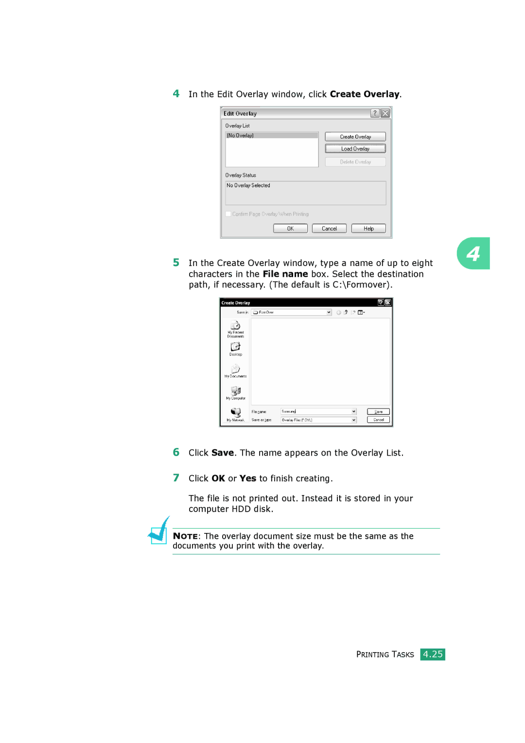 HP BP20N manual Printing Tasks 