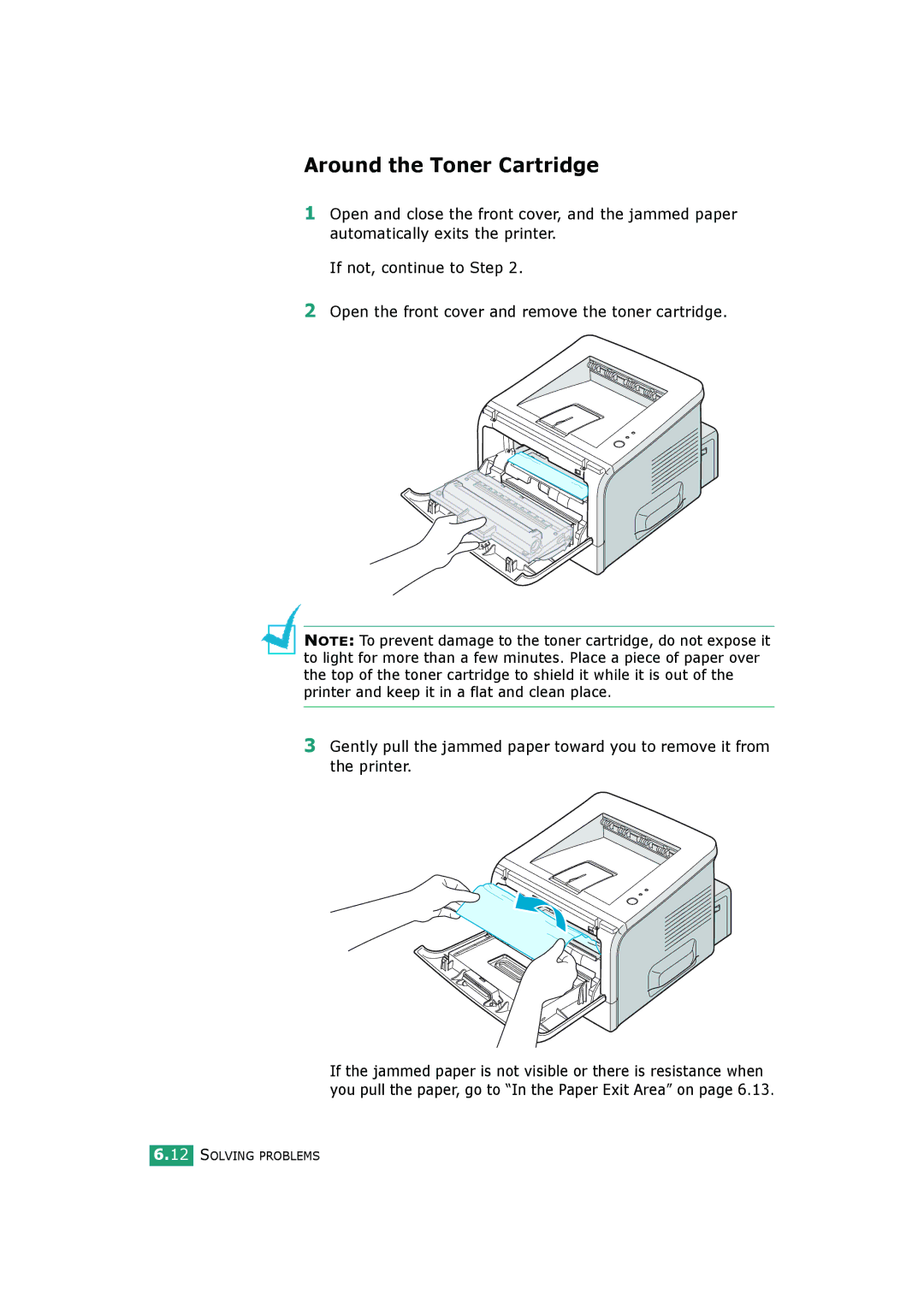 HP BP20N manual Around the Toner Cartridge 