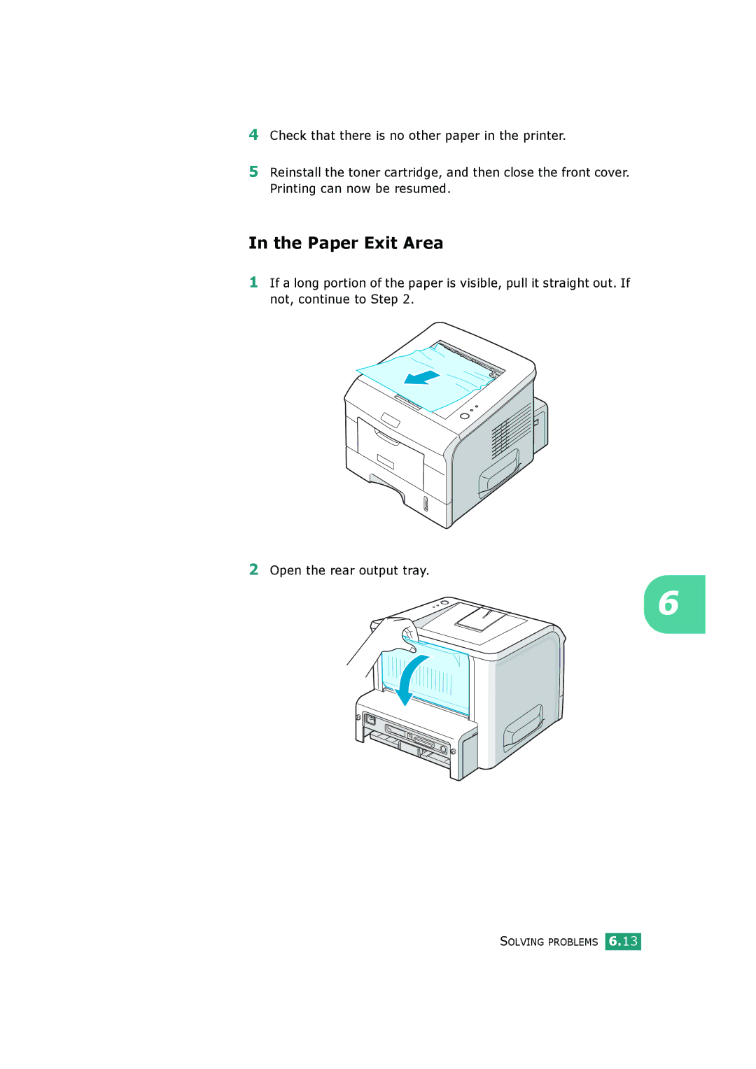 HP BP20N manual Paper Exit Area 