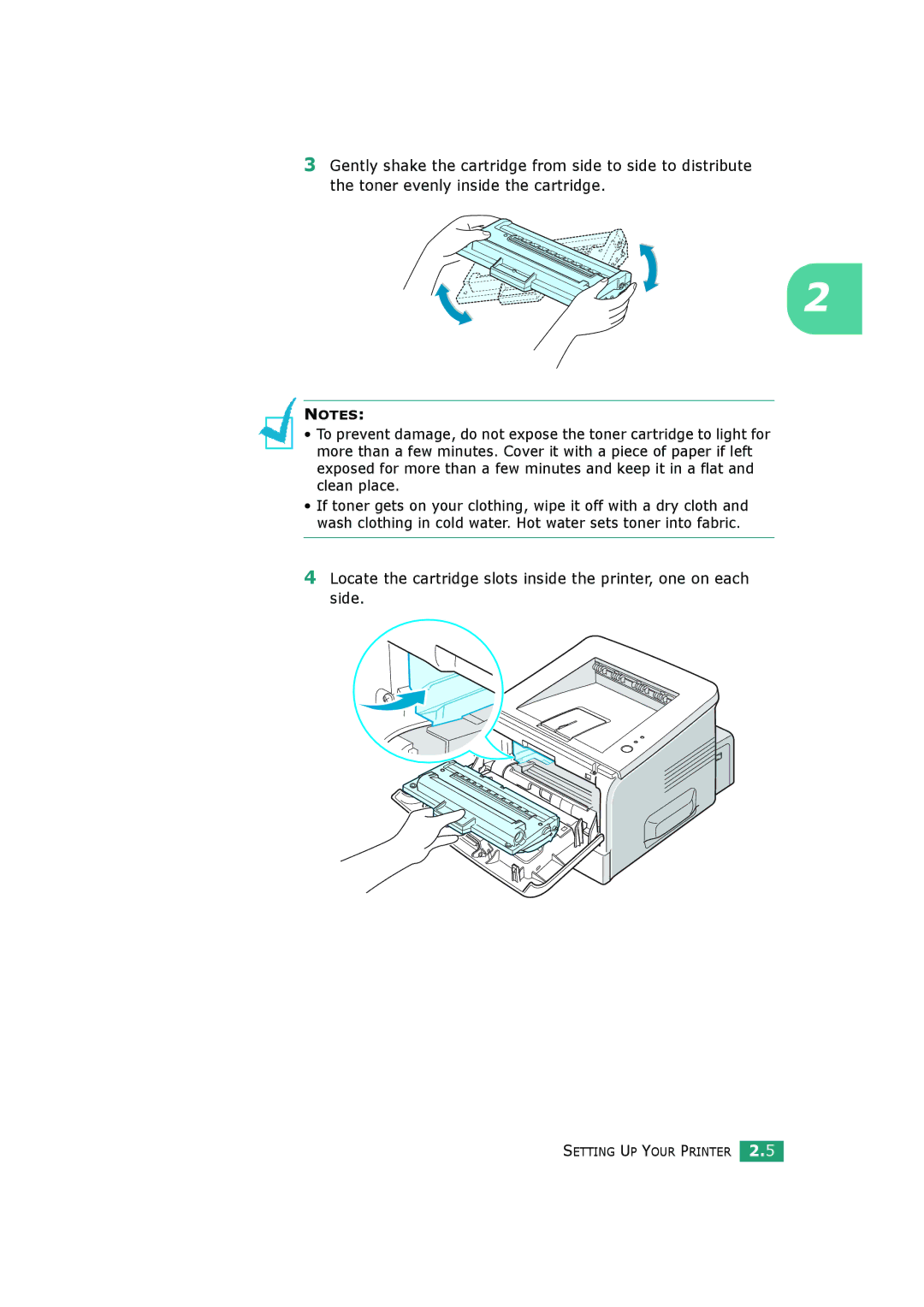 HP BP20N manual Setting UP Your Printer 