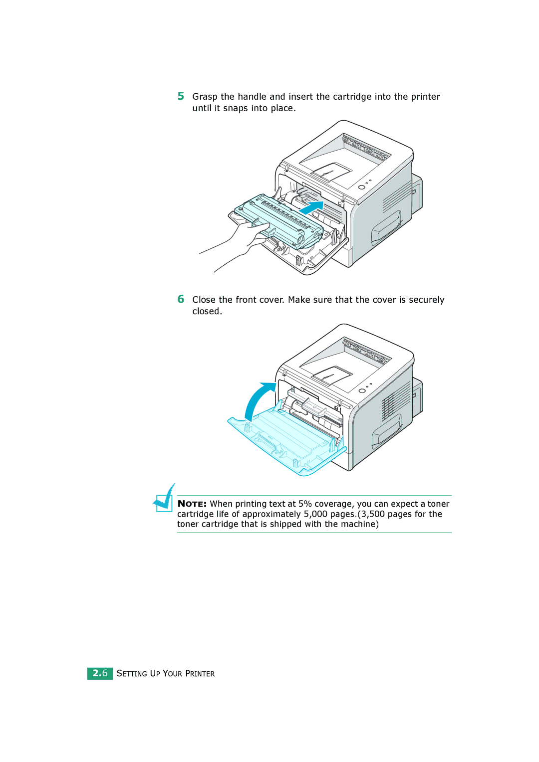 HP BP20N manual Setting UP Your Printer 