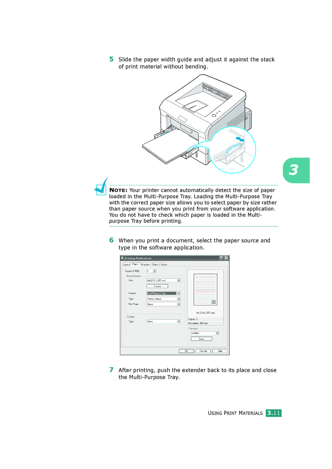 HP BP20N manual Using Print Materials 