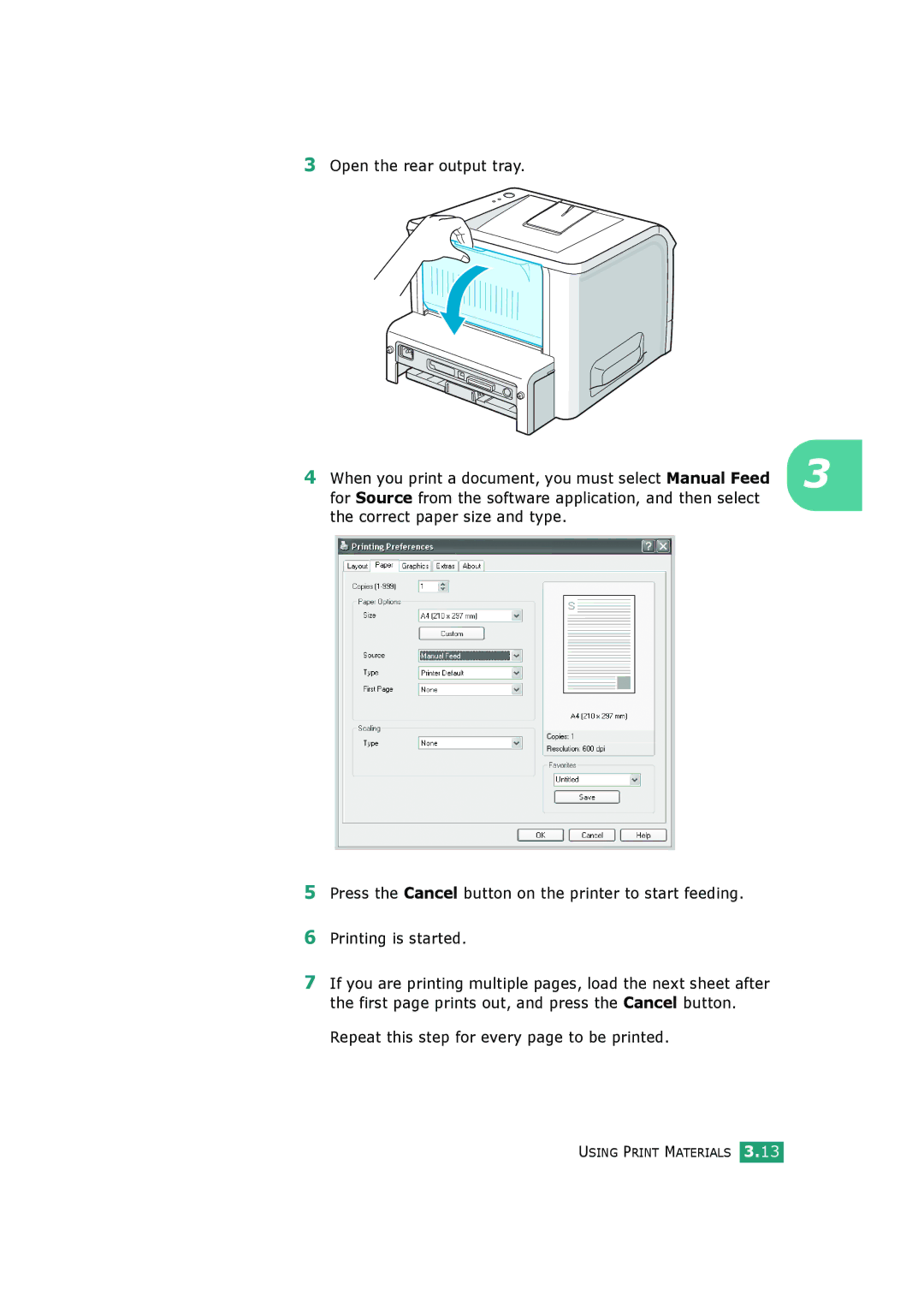 HP BP20N manual Repeat this step for every page to be printed 