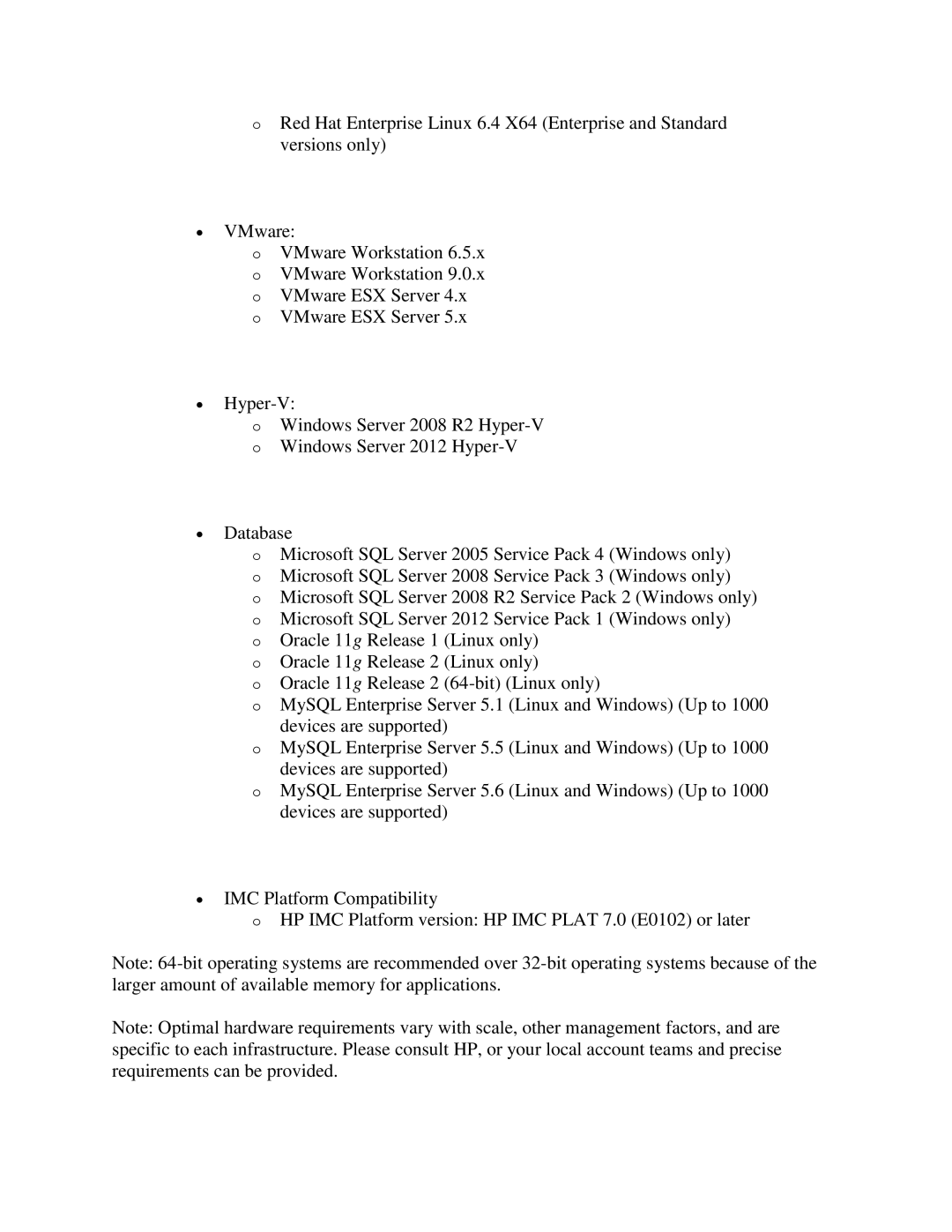 HP Branch Intellectual Management System Software manual 