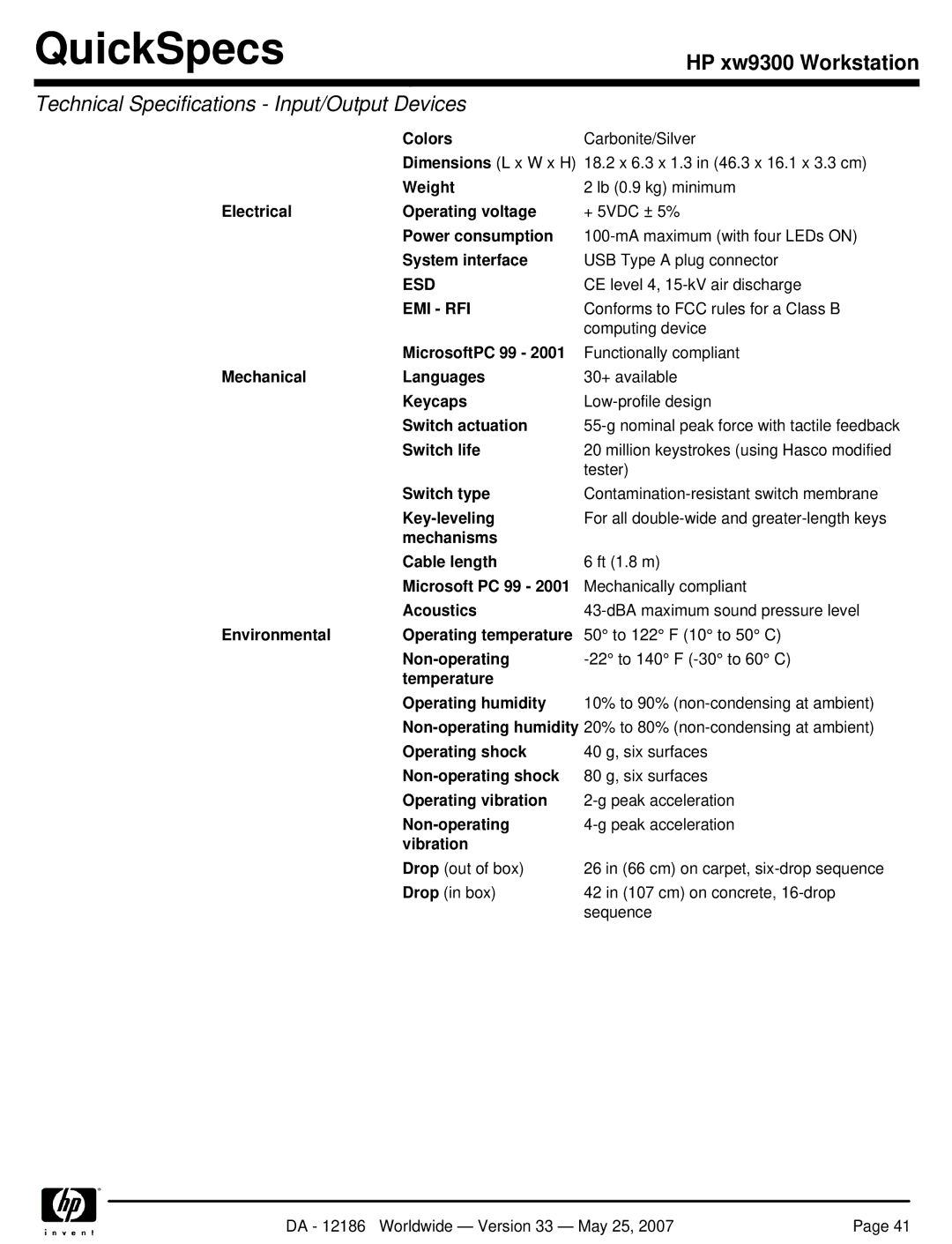 HP Broadcom NetXtreme Gigabit Ethernet I EA833AA manual Colors, System interface 