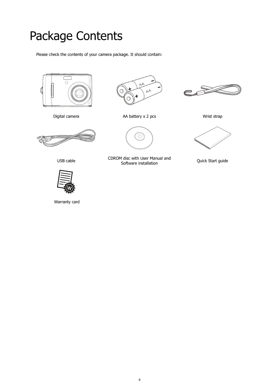 HP C-200 manual Package Contents 