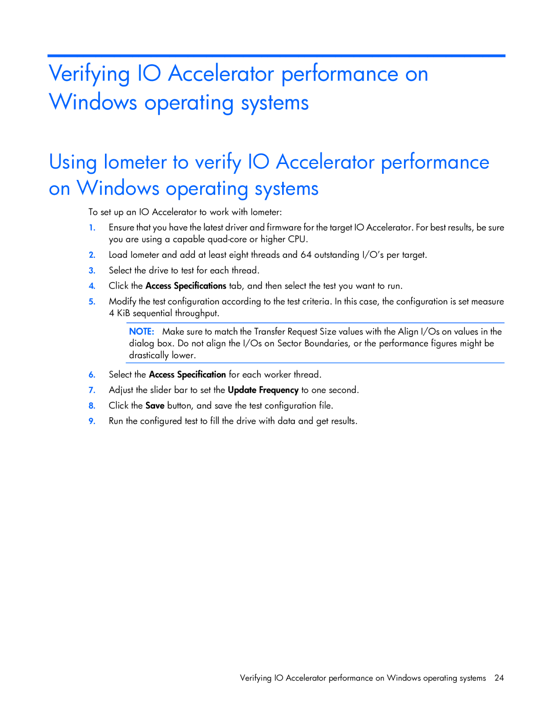 HP c-Class Performance Tuning manual 