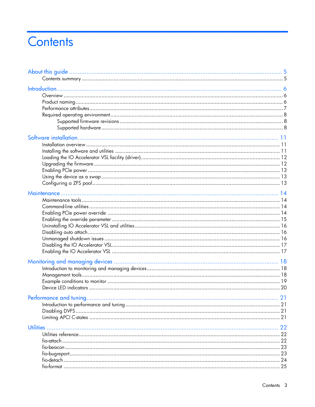 HP c-Class Solaris manual Contents 