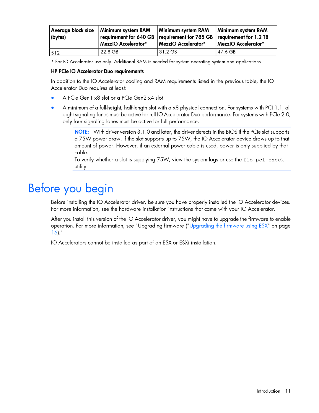 HP c-Class Vmware manual Before you begin 