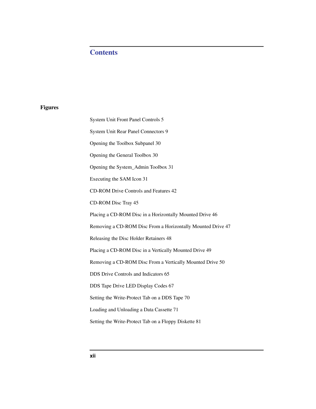 HP C100/110 manual Figures 