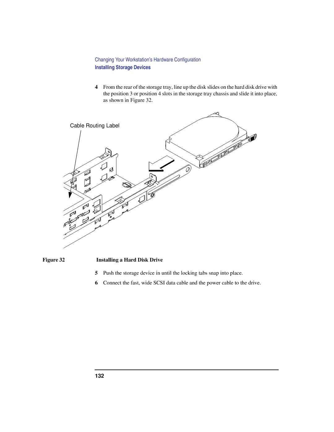 HP C100/110 manual Installing a Hard Disk Drive 