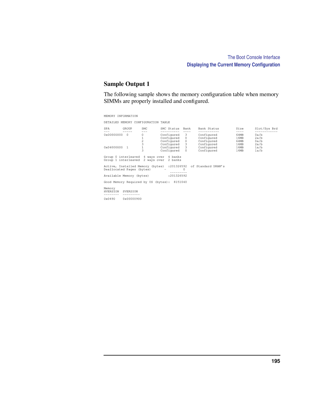 HP C100/110 manual Sample Output, Smc 