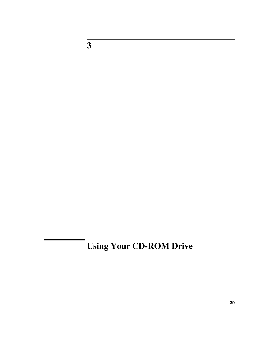 HP C100/110 manual Using Your CD-ROM Drive 