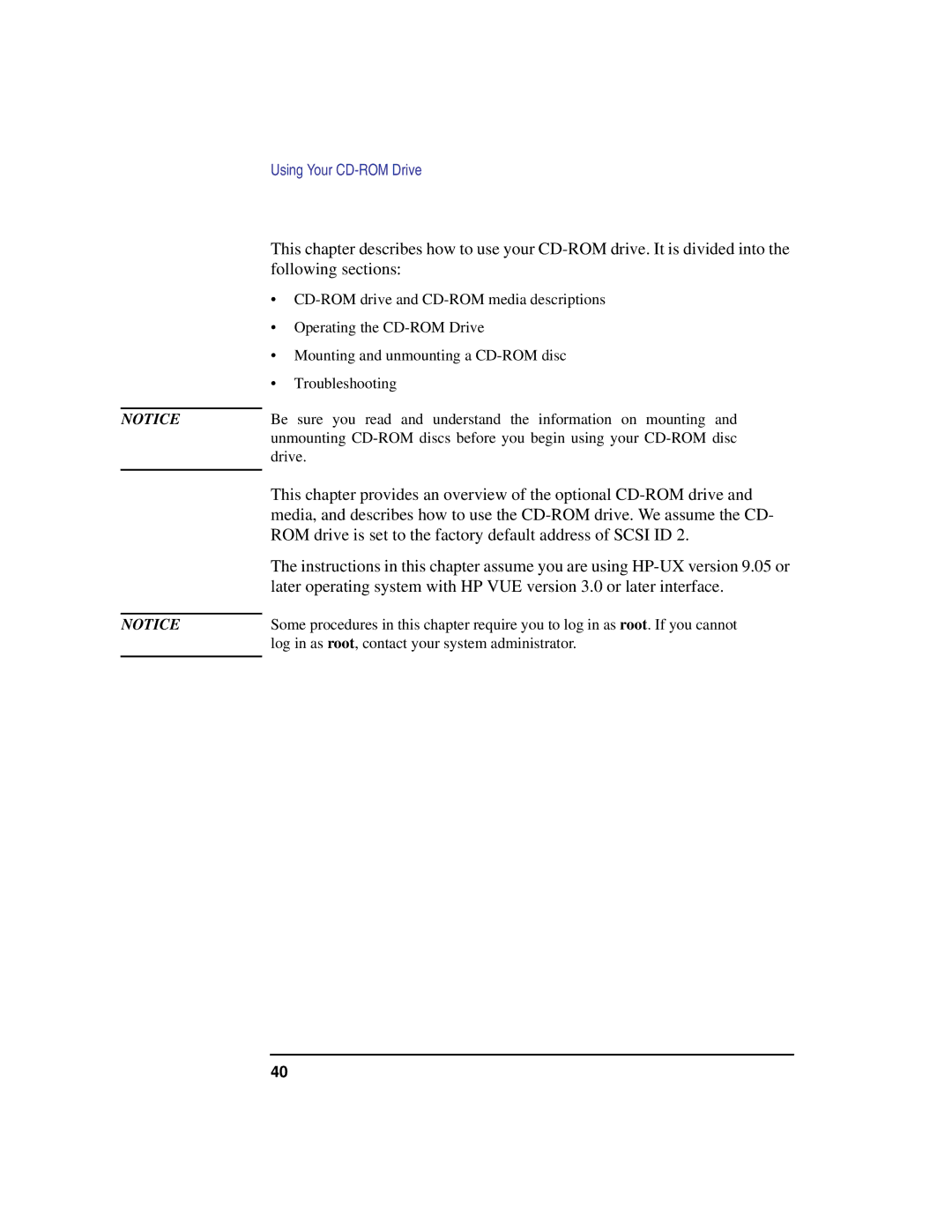 HP C100/110 manual Using Your CD-ROM Drive 