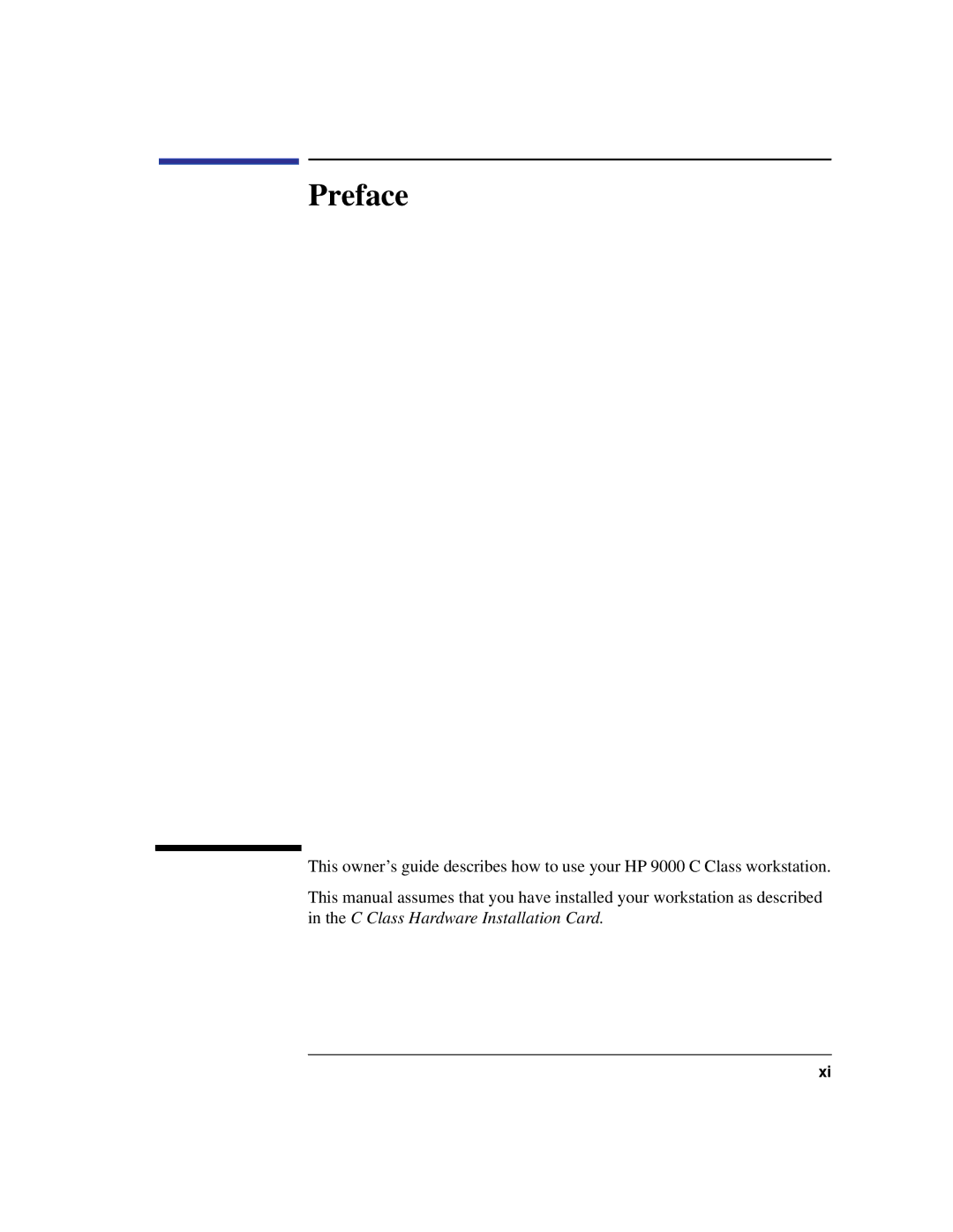 HP C180 manual Preface 