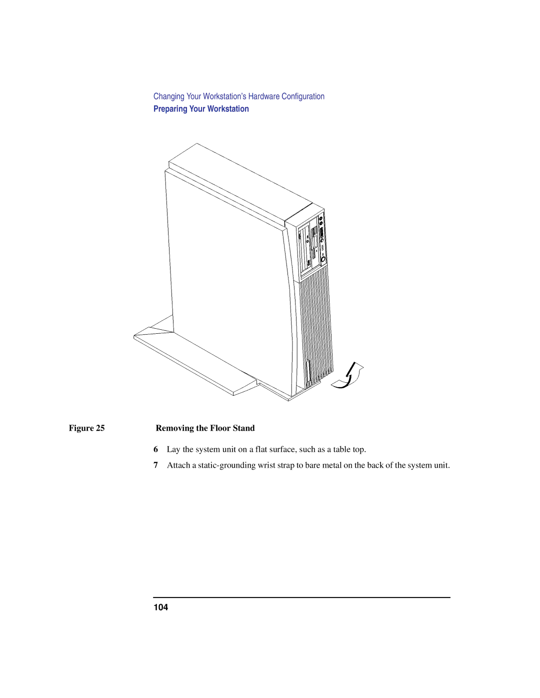 HP C180 manual Removing the Floor Stand 