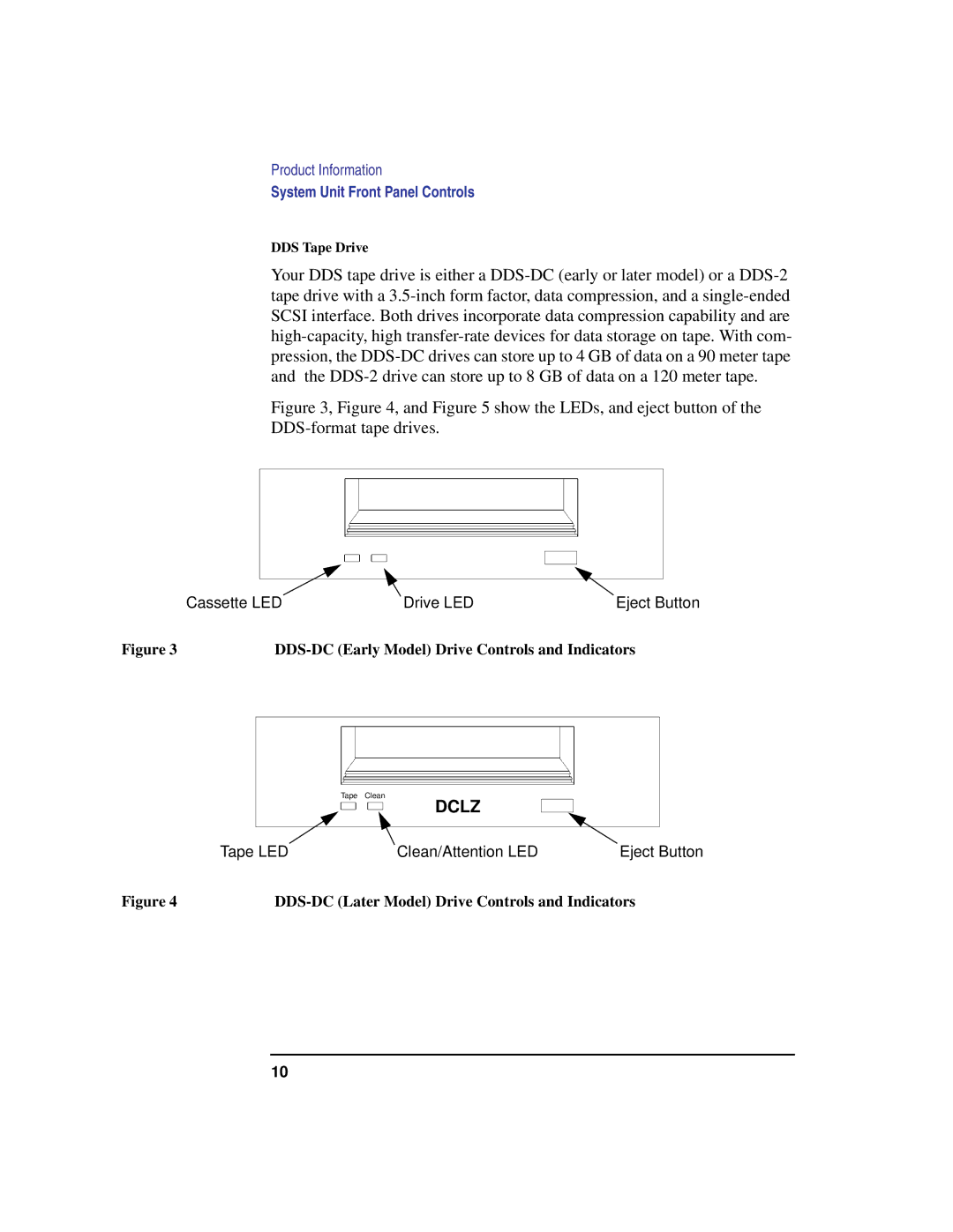 HP C180 manual DDS-DC Early Model Drive Controls and Indicators, DDS-DC Later Model Drive Controls and Indicators 