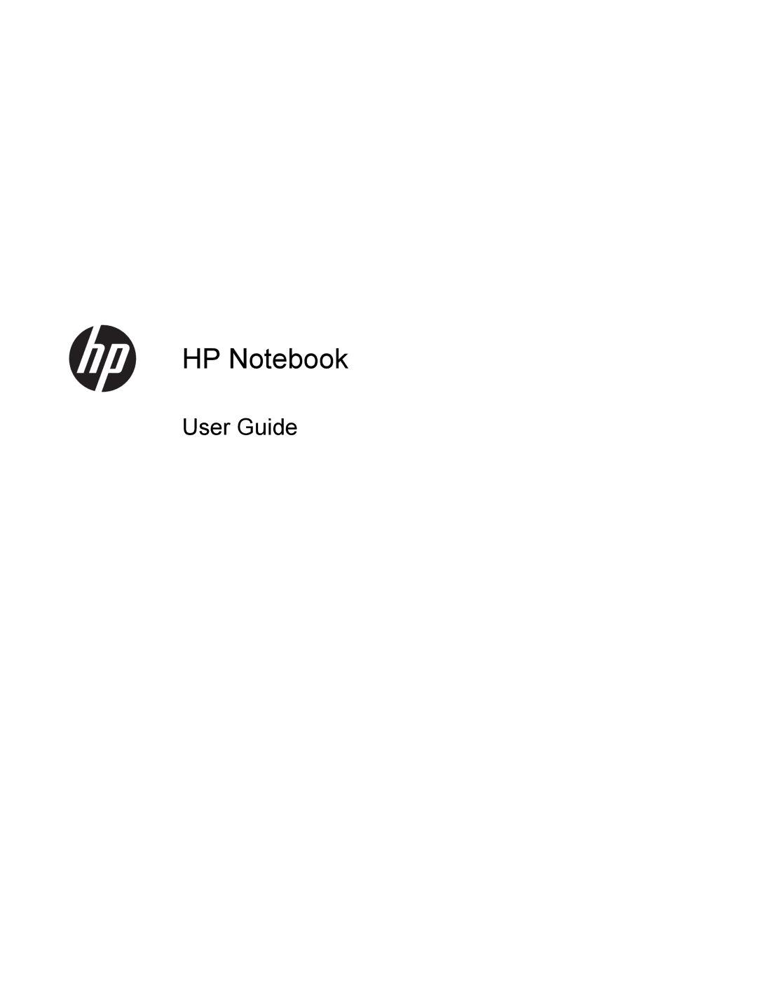 HP C1E67UT manual HP Notebook 